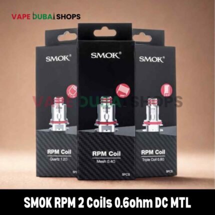 SMOK RPM 2 Coils 0.6ohm DC MTL & 0.16 Meshed Replacement Coils in Dubai, UAE – 5 PCS Per Pack
