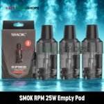 SMOK RPM 25W Empty Pod Cartridge