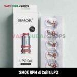 SMOK RPM 4 Coils LP2 Replacement Coils of DC 0.6Ω & MESHED 0.23Ω Pod Coils in Dubai, UAE – 5 PCS Per Pack