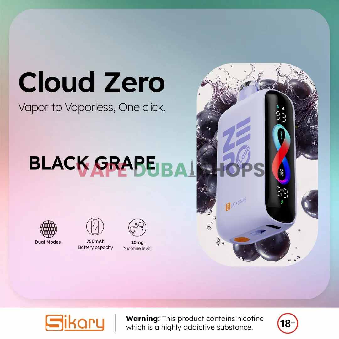 Sikary Cloud Zero 20000 Puffs Disposable 20mg in Dubai