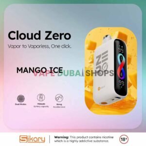 Sikary Cloud Zero 20000 Puffs Disposable 20mg in Dubai – Buy Now-Mango-Ice