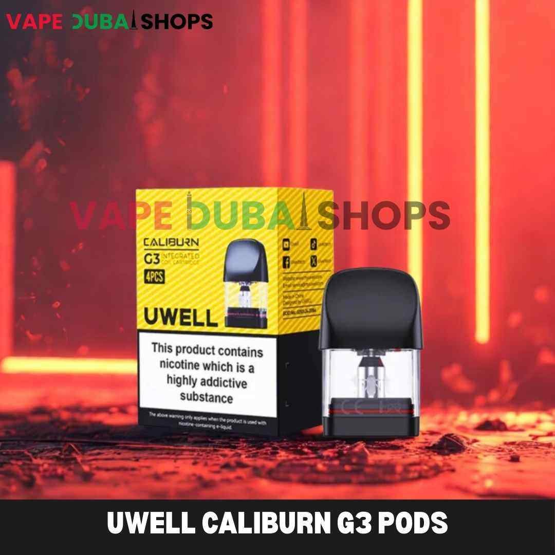 UWELL Caliburn G3G3 proG3 ecoG3 liteGK3 Pods 2.5ml Replacement Pod Cartridge in Dubai, UAE (1) UWELL Caliburn G3G3 proG3 ecoG3 liteGK3 Pods 2.5ml Replacement Pod Cartridge in Dubai, UAE (1)