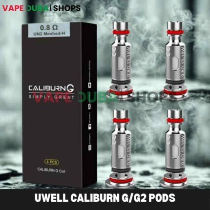 UWELL Caliburn GG2 Pods 2ml Replacement Pods with Caliburn GG2 Coils in Dubai, UAE (1)