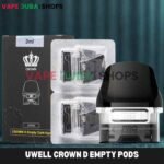 UWELL Crown D Empty Pods 3ml Replacement Pod Cartridge in Dubai, UAE (1)