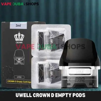 UWELL Crown D Empty Pods 3ml Replacement Pod Cartridge in Dubai, UAE (1)