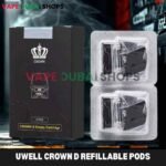 UWELL Crown D Refillable Pods 2ML Replacement Pod Cartridge in Dubai, UAE (1)