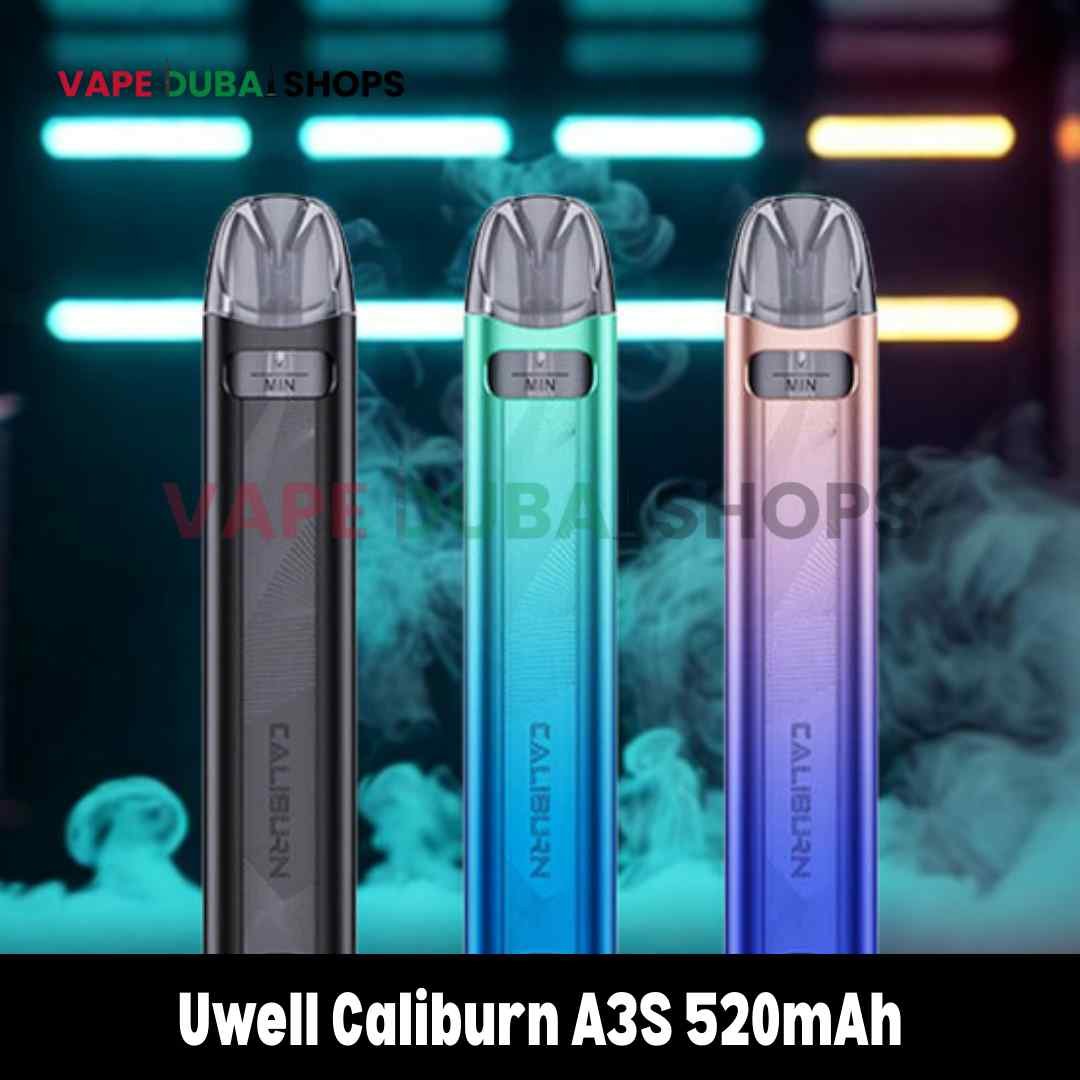 Uwell Caliburn A3S 520mAh Pod System In Dubai, UAE Uwell Caliburn A3S 520mAh Pod System In Dubai, UAE