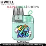 Uwell-Caliburn-G3-Lite-Koko-Pod-Kit-Graffiti-Cyan