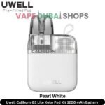 Uwell-Caliburn-G3-Lite-Koko-Pod-Kit-Pearl-White