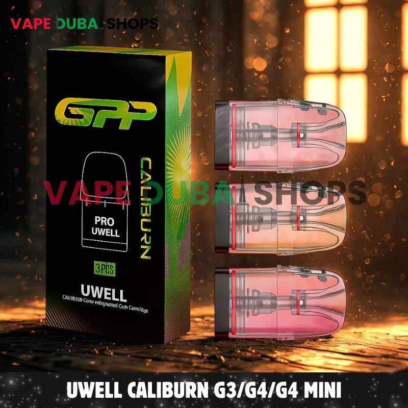 Uwell Caliburn G3G4G4 Mini Compatible GPP 3ml Pod Cartridge (1) Uwell Caliburn G3G4G4 Mini Compatible GPP 3ml Pod Cartridge (1)