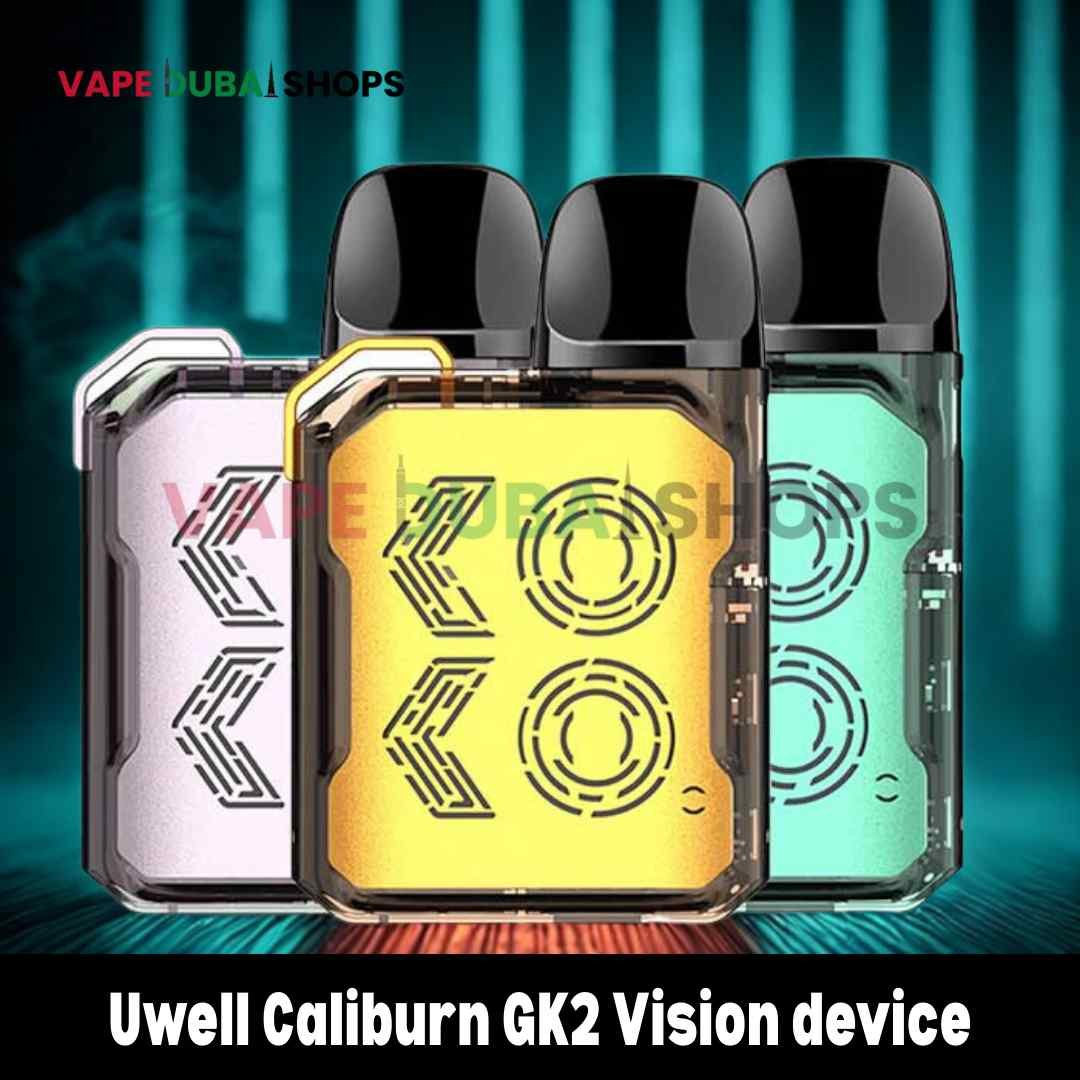 Uwell Caliburn GK2 Vision device 18W 690mAh Pod System in Dubai, UAE Uwell Caliburn GK2 Vision device 18W 690mAh Pod System in Dubai, UAE