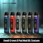 Uwell Crown D Pod Mod Kit System 1100mah 3ml In UAE Dubai