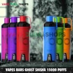 VAPES BARS Ghost Shisha 15000 Puffs 5MG Nicotine Disposable Vape in Dubai – Buy Now