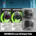 VAPORESSO Luxe XR l XR MAX Empty Pods RDL & MTL Pod Cartridge in Dubai, UAE