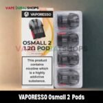 VAPORESSO Osmall 2 Replacement Pod Cartridge (4 PCS) in Dubai, UAE