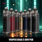 VOOPOO DRAG S 60W POD MOD STARTER KIT • 2500 MAH 4.5ML