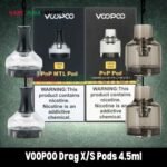 VOOPOO Drag XS Pods 4.5ml PnP & PnP MTL Replacement Pods in Dubai, UAE