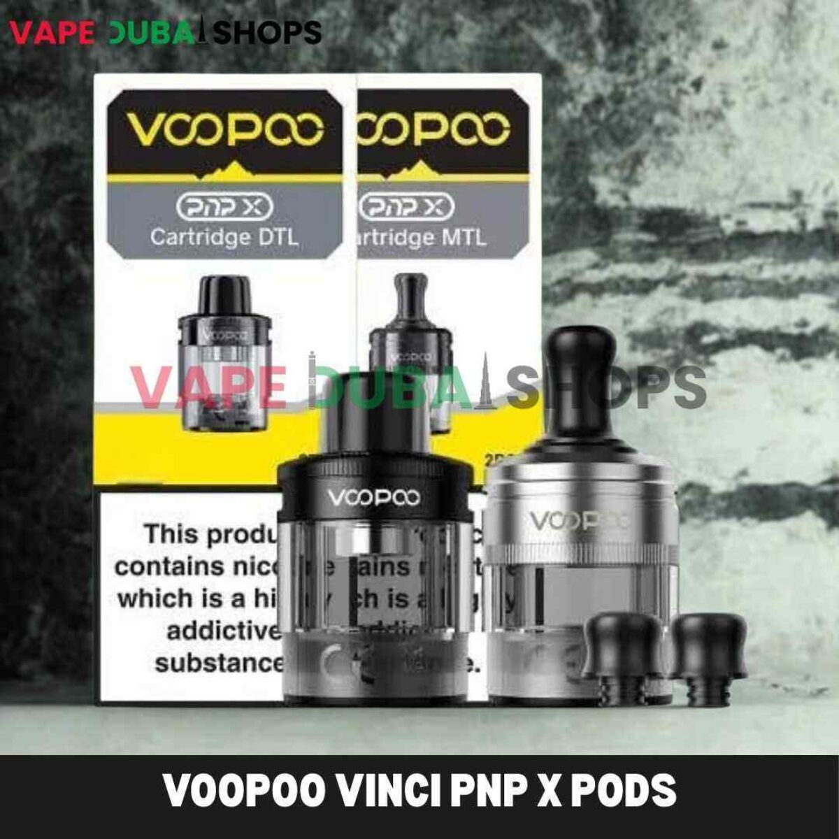 VOOPOO Vinci PnP X Replacement Pods in Dubai - Buy Now
