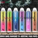 Vapes Bars Diamond 2% Nicotine 7000 Puffs Disposable Vape in Dubai – Buy Now