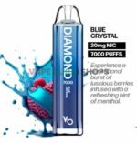 Vapes Bars Diamond 2% Nicotine 7000 Puffs Disposable Vape in Dubai – Buy Now Blue-crystal