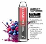 Vapes Bars Diamond 2% Nicotine 7000 Puffs Disposable Vape in Dubai – Buy Now Blueberry-raspberry