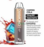 Vapes Bars Diamond 2% Nicotine 7000 Puffs Disposable Vape in Dubai – Buy Now Copper-Cola