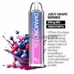 Vapes Bars Diamond 2% Nicotine 7000 Puffs Disposable Vape in Dubai – Buy Now Juicy-grape-berries