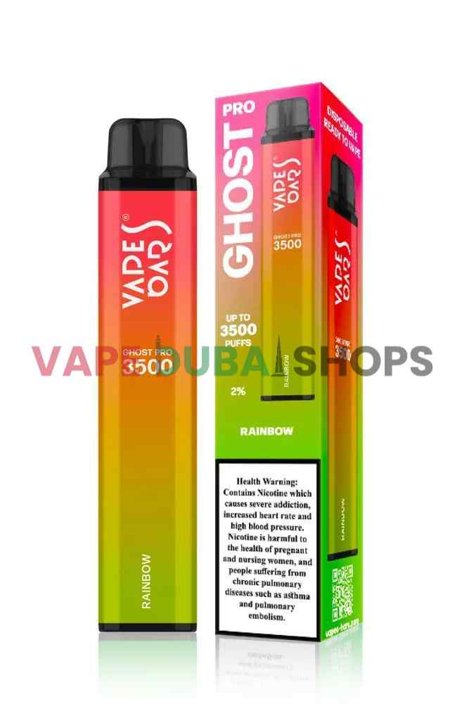 Vapes Bars Ghost Pro 2% Nicotine 3500 Puff Disposable Vape