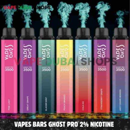 Vapes Bars Ghost Pro 2% Nicotine 3500 Puff Disposable Vape in Dubai – Buy Now