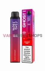 Vapes Bars Ghost Pro 2% Nicotine 3500 Puff Disposable Vape in Dubai – Buy Now-Blue-Sour-Razz