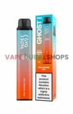 Vapes Bars Ghost Pro 2% Nicotine 3500 Puff Disposable Vape in Dubai – Buy Now-Pink-Orange-Fizz