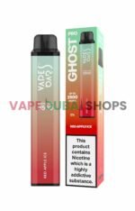 Vapes Bars Ghost Pro 2% Nicotine 3500 Puff Disposable Vape in Dubai – Buy Now-Red-Apple-Ice