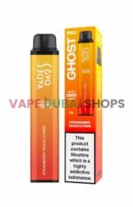 Vapes Bars Ghost Pro 2% Nicotine 3500 Puff Disposable Vape in Dubai – Buy Now-Strawberry-Peach-Citrus