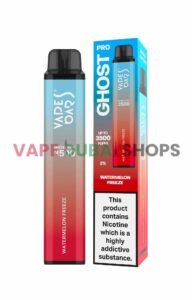 Vapes Bars Ghost Pro 2% Nicotine 3500 Puff Disposable Vape in Dubai – Buy Now-Watermelon-Freeze