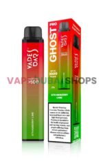 Vapes Bars Ghost Pro 2% Nicotine 3500 Puff Disposable Vape in Dubai – Buy Now strawberry-lime