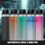 Vaporesso Xros 3 Mini Pod System Device in Dubai (1)