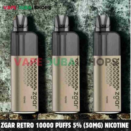 ZGAR Retro 10000 Puffs 5% (50mg) Nicotine Disposable Vape in Dubai – Buy Now