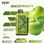 ZGAR Sorna Boost 50000 Puffs 18mg Nicotine Disposable Vape in Dubai – Buy Now-double-apple