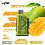 ZGAR Sorna Boost 50000 Puffs 18mg Nicotine Disposable Vape in Dubai – Buy Now-mango-ice