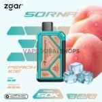 ZGAR Sorna Boost 50000 Puffs 18mg Nicotine Disposable Vape in Dubai – Buy Now-peach-ice