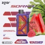 ZGAR Sorna Boost 50000 Puffs 18mg Nicotine Disposable Vape in Dubai – Buy Now-raspberry-watermelon
