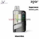 Zgar Supernova 30000 Puffs Disposable Vape 20mg in Dubai – Buy Now-Miami-Mint