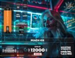 AL-FAKHER-Crown-Bar-12000-Puffs-Disposable-Vape-in-Dubai-PEACH-ICE