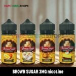 BROWN SUGAR 3MG nicotine 100ML E-Liquid in Dubai