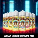 GORILLA E-Liquid 100ml 3mg Vape Juice in Dubai, UAE