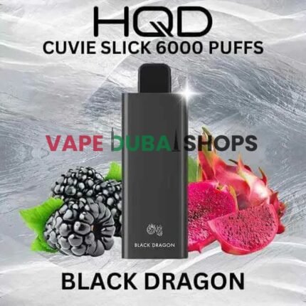 HQD-CUVIE-Slick-6000-Puffs-20MG-Disposable-Vape-in-Dubai-Black-Dragon