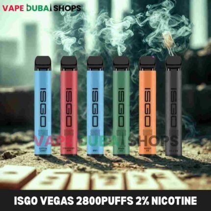 ISGO VEGAS 2800Puffs 2% nicotine disposable vape in dubai UAE (1)