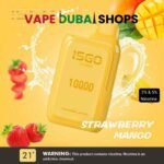 ISGOBAR-10000-Puffs-disposable-vape-2-nicotine-strength-in-UAE-strawberry mango