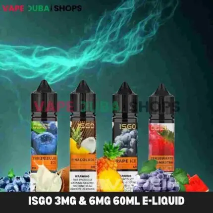 Isgo 3mg & 6mg 60ml E-Liquid In Dubai best online shop (1)
