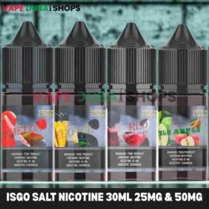 Isgo Salt nicotine 30ml 25MG & 50MG E-liquid In Dubai (1)